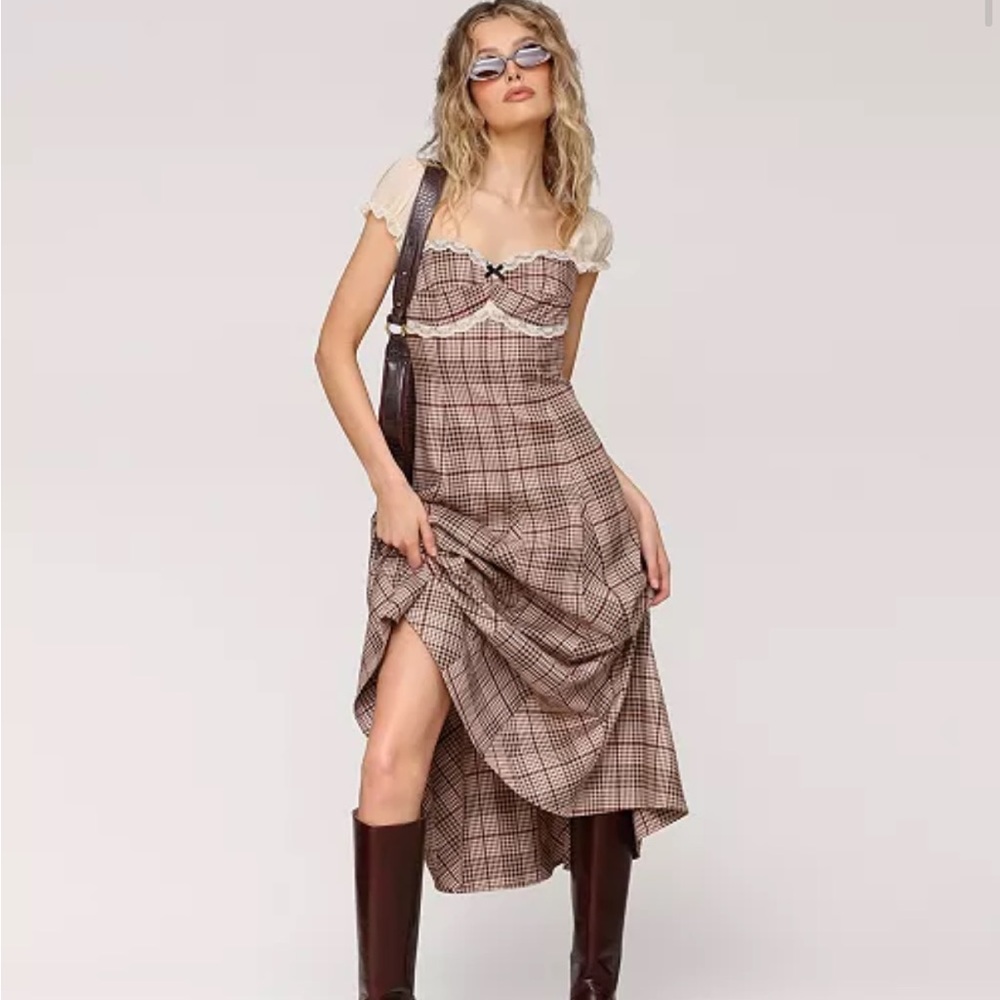 NWT Avec Les Filles Midi Dress 8 - Picture 9 of 10